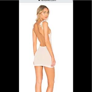 Sexy knit dress in gold and ivory. Can be worn as a cover up too!